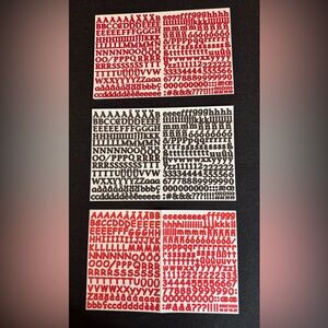 Creative Memories Mini ABC/123 Stickers Set Lot of 4 Scrapbooking